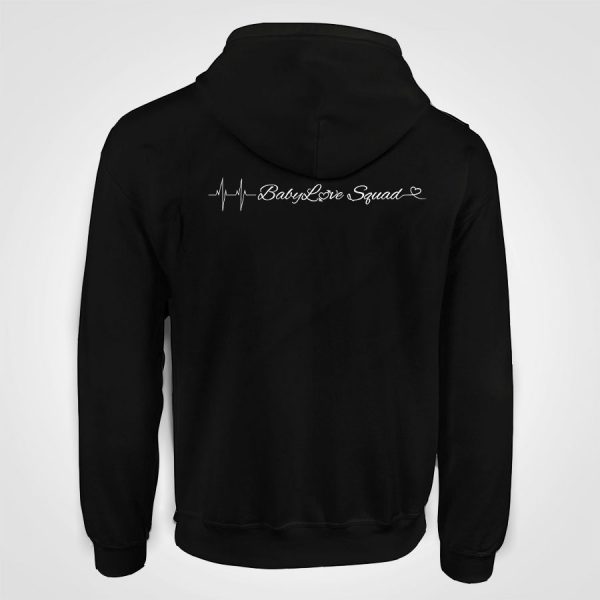 BabyLoveSqaud, baby love squad, black hoodie, Annerie Kruger