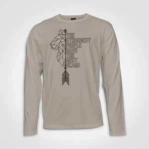 The strongest people - Long Sleeve T-Shirt Stone