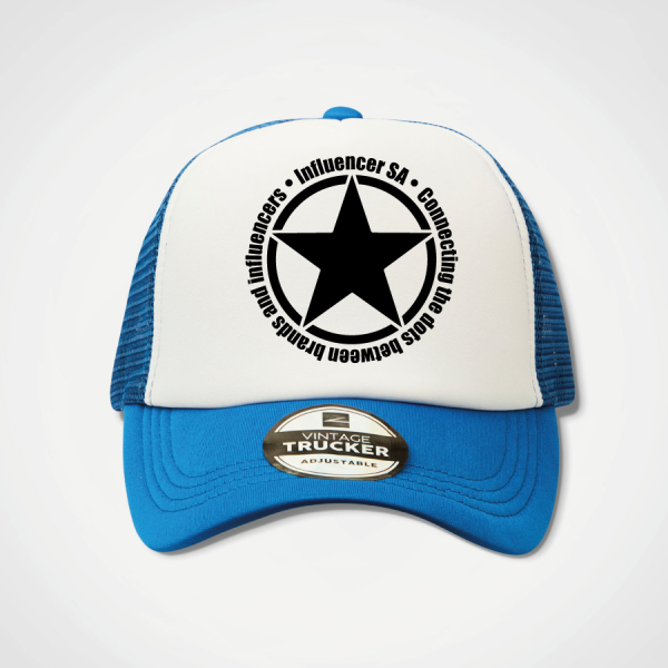 trucker cap, two-toned cap, Influencer SA