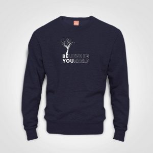 Believe In Yourself - Sweater - Navy Blue