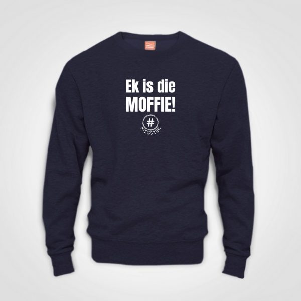 Ek is Die Moffie - Migster - Sweater - Navy Blue Circle Logo