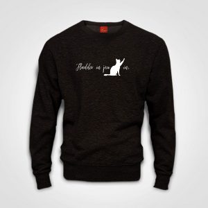 Fladder In Jou Kat In - Sweater - Black
