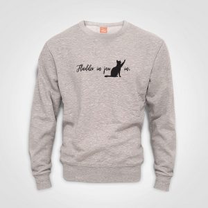 Fladder In Jou Kat In - Sweater - Grey