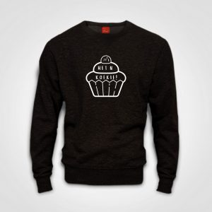 Jy Het n Koekie - Migster - Sweater - Big Cupcake - Black
