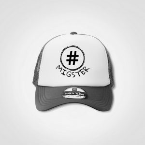 Two Toned Trucker Cap - Migster - Greg-White