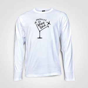 What Time Is It 2 - Long Sleeve - White