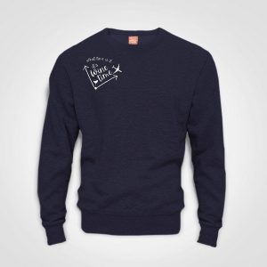 What Time Is It 2 - Sweater - Navy Blue