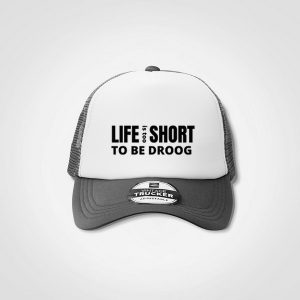 Life is Too Short - Vintage 2 Tone Cap - Grey