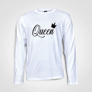 A Queens Crown-Long-Sleeve-T-Shirt-White