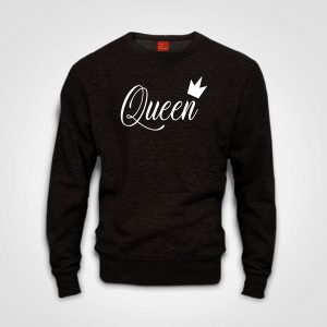 A Queens Crown-Sweater - Black