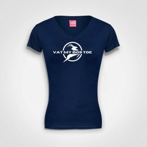 Bos Toe-Fitted- V-Neck - Navy