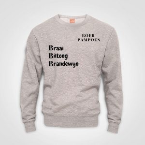 Braai-Sweater - Grey-Boere Cinderella