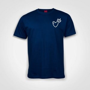 Queens Touch Hearts-T-Shirt-Royal Blue