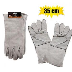 Braai Glove Leather 35cm Pair