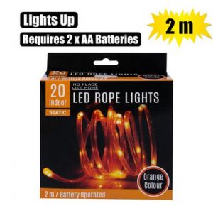 Light Led-20x Orange Rope 2m B-O