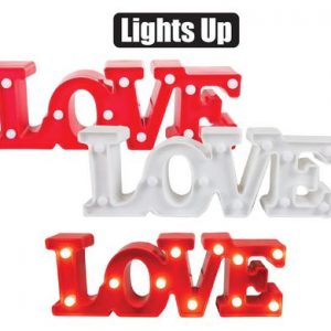 Orn Light Box Love 30cm