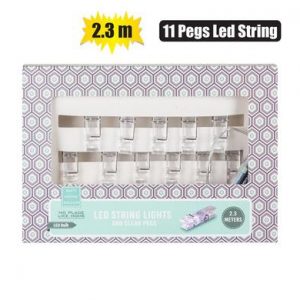Orn Light String 23-Led With 11 Pegs