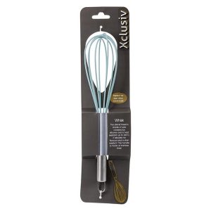 Xclusiv Whisk, 26cm Silicone whisk, silicone egg whisk, good quality whick, silicone and stainless steel whisk, Bemata