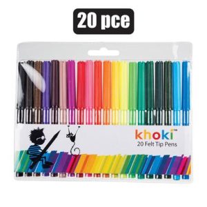 Art+Craft Felt-Tip Pens 20PC