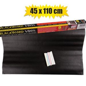 Blackboard Vinyl With 5 Chalks 45 x110cm