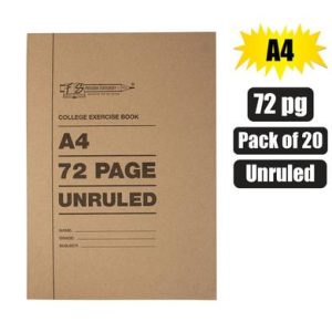 Book Soft-Cover A4 72-Page Unruled