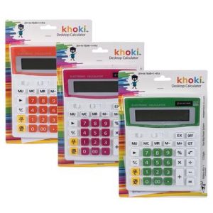 Calculator electronic lrg 12 dig 19x14cm