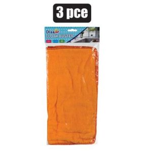 Duster Orange 33 x 33cm 3Pce