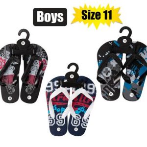 Flip Flops Kiddies Boys Asstd Size 11