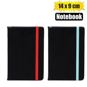 Notebook With Color Elastic Band 14x9.5cm