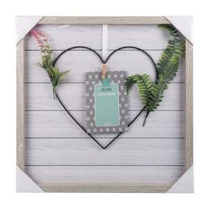 Picture-Frame Mdf With Heart 42 x 42cm
