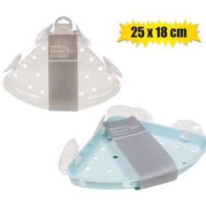 Shower Suction Tray 25 x 18 x 2.5cm