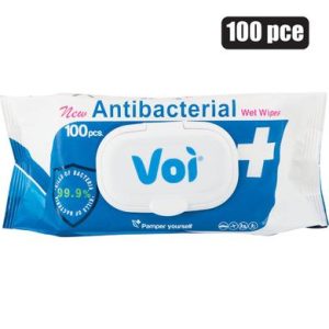 Voi Hand-Wipes Cleanser 100Pce Antibact