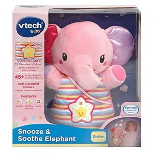 musical toy, educational toy, interactive toy, VTech Snooze & Soothe Elephant Pink, Bemata