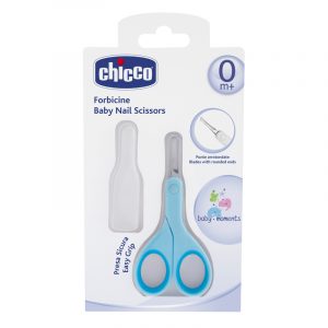 baby scissors, baby nail scissors, baby nail clipper, Chicco Baby Nail Scissors Blue, Bemata