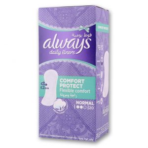 Always Liners Unscented, unscented pantyliners, Bemata