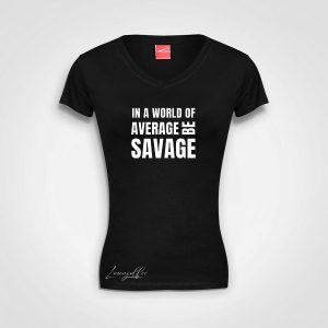 Average Woman's Fitted V-Neck T-Shirt
