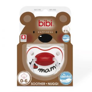 Bibi Soother Silicone 0-6m I Love Mama