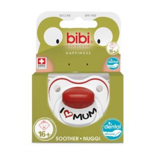 Bibi Soother Silicone 16m+ I Love Mama