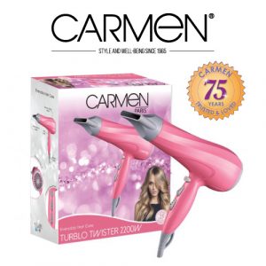 Carmen Turblo 2200W Hairdryer Pink