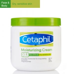 Cetaphil Face & Body Moisturising Cream 453g, Cetaphil moisturising cream, Cetaphil cream, Bemata