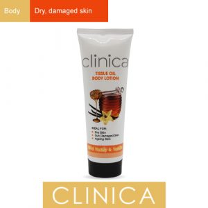 Clinica Honey & Vanilla Tissue Oil , Clinica tissue oil, cClinica body lotion, Bemata