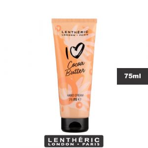 Lentheric I Love Cocoa Butter Hand Cream 75mlup to 48 hours with a non-greasy formula enriched with vitamin E and glycerine.