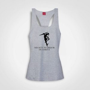 Mighty Warrior In Christ - Might 1 Racerback