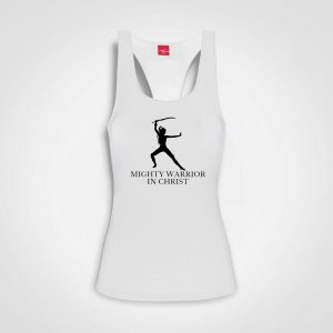 Mighty Warrior In Christ - Might 3 Racerback