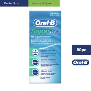 Oral-B Superfloss Dental Floss Regular 50 Strips