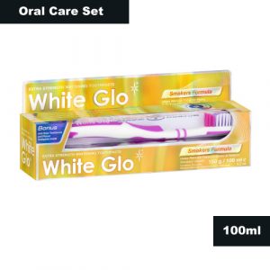 White Glo Tooth Paste and Tooth Brush Professional 100ml
