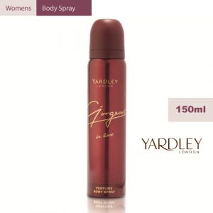 Yardley Bodyspray Gorgeous In Love 150ml