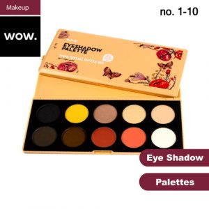 Eyeshadow 10 Colour Palettem 10 colour eye shadow palette, eye shadow palette, Wow Cosmetics, Bemata